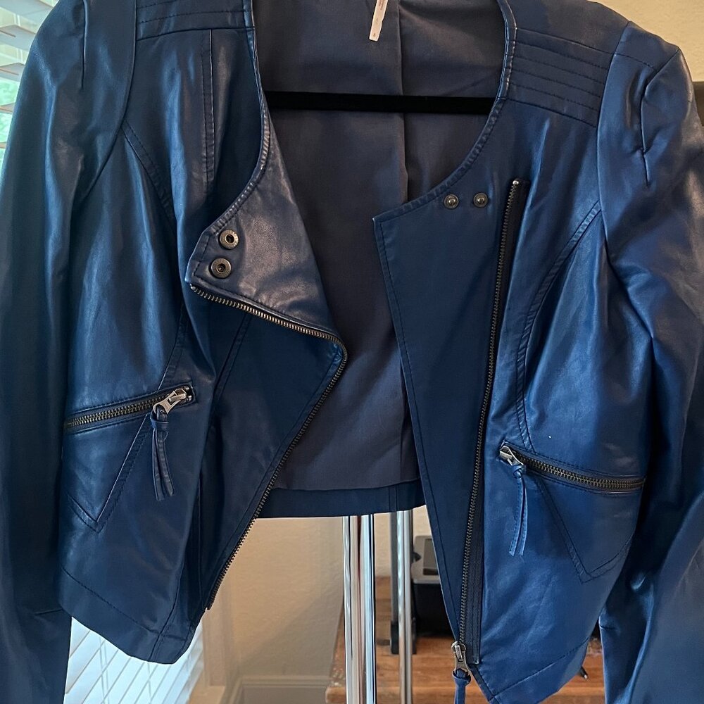 Free People Motorcycle Jacket NWOT - Picture 2 of 4